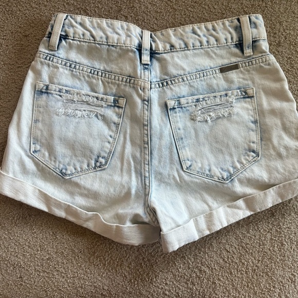 High waisted denim shorts - Picture 2 of 2